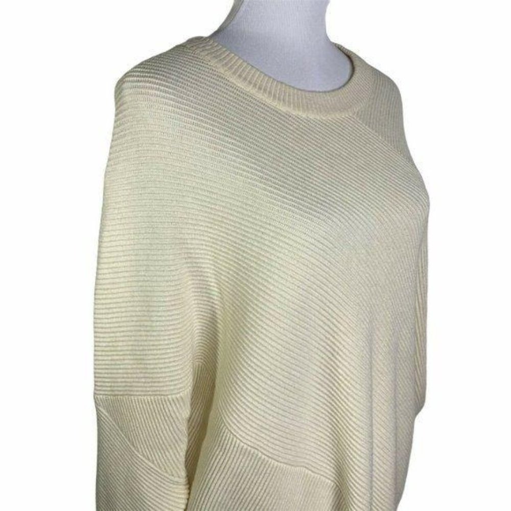 ALLSAINTS  Ribbed Crewneck Asymmetrical Sweater - Picture 5 of 10